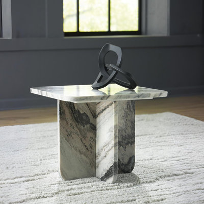 Table basse contemporaine en marbre Baretton