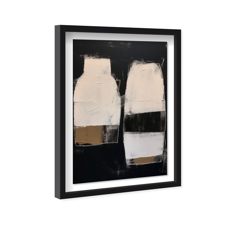 Silent Eruption Shadowbox Abstract Print by Oliver Gal, Black Frame, 10 x 15, Black Frame, 55.5"H x 37.5"W