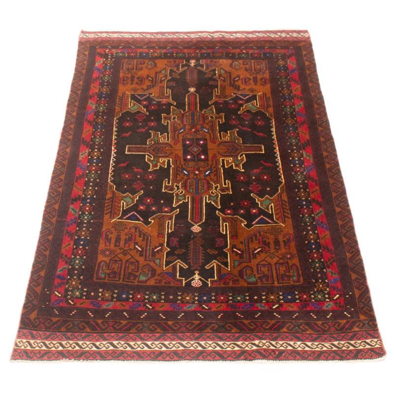 Tapis taupe Teimani 3 pi 6 po x 6 pi 4 po