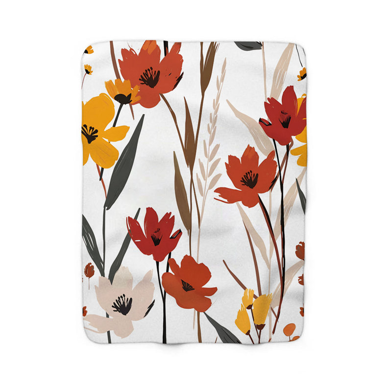 Chic chic minimaliste - couverture en sherpa de qualité supérieure 1 pièce, Lit simple