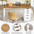 Briget 5-Drawer Computer Desk, Writing, Dressing Modern-120141341