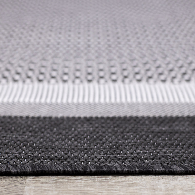 Tapis intérieur gris Fitzgerald, Rectangle 9 pi x 12 pi
