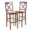 Tabouret de comptoir en bois massif 24 po Diamondback-719889429-753437014