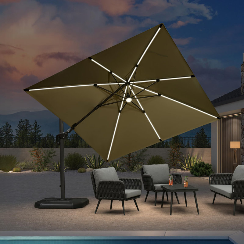 304cm Cantilever Parasol, Beige