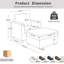 Fauteuil d'appoint convertible 3-en-1 avec compartiment de rangement et plateau USB Ophelia - Méridienne multifonctionnelle pour le salon, la chambre à coucher et le bureau personnel-1060434712