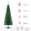 Arbre de Noël artificiel 5 pi avec arbre de Noël 5 pi-121053982-121053985