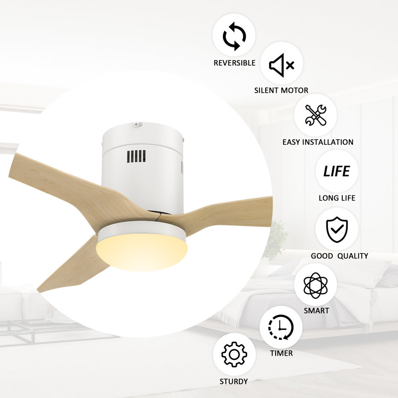 Leonhard 52'' Ceiling Fan with LED Lights