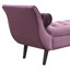 Banc de chambre rembourré en velours avec accoudoirs roulés et coussins Corvina-122083595-122083596