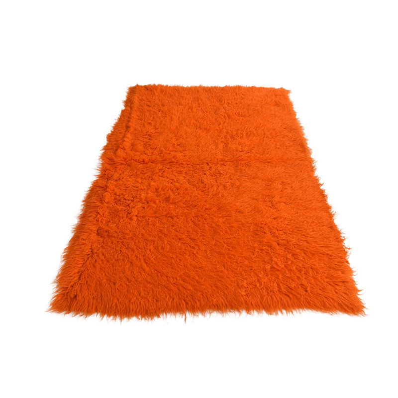 Tapis orange 4 x 6 Pinson