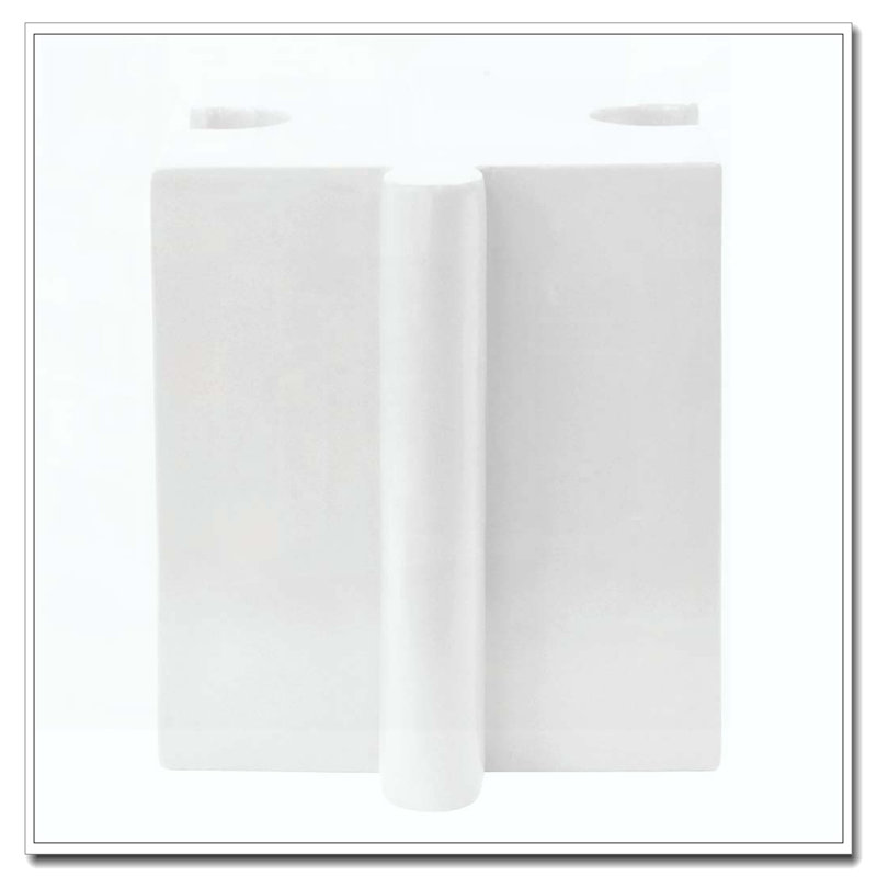 Table d'appoint Art, Blanc-1