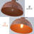 1-light Metal Dome Single Pendant