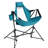 Blue Camping Chair, Portable Folding With Recliner, For Outdoor  2Pcs Adjustable Back, Diving-677907624