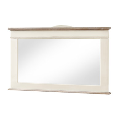 Circee Solid Wood Flat Wall Mirror