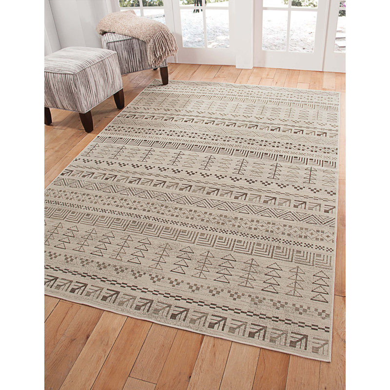 Khodor Viscose Striped Rug