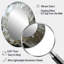 Monochromatique Seashells - Grand miroir mural ovale sur métal-1519328374