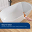 Baignoire de trempage profonde 63 po