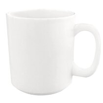 Oneida White 6 oz. Porcelain Tea Cups (Set of 48)