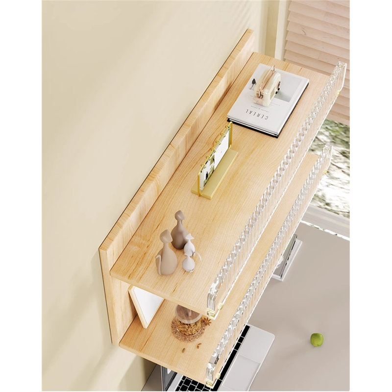 Floating Shelf, 8.46" H x 13.39" W x 4.13" D