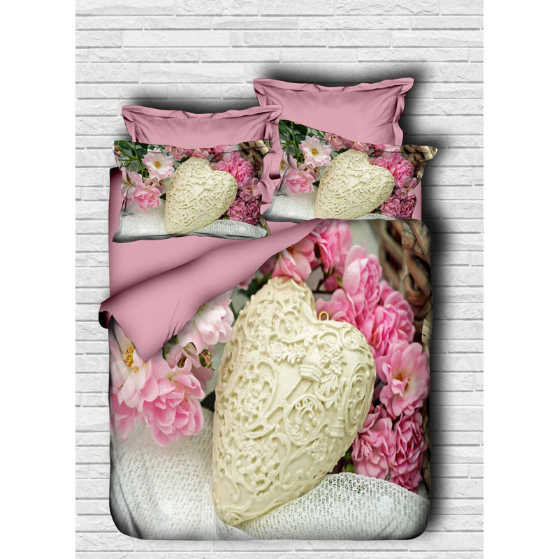 Quess No Pattern Duvet Cover Set with Pillowcases Included