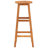 vidaXL Bar Stools, Set of 4, Solid Acacia Wood, Rustic Farmhouse Style, Counter Height Chairs for Kitchen Island, Indoor Outdoor Use, 13.4x13.4x29.9 Inch