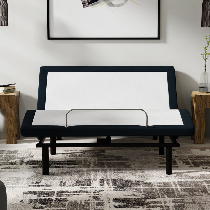 Adjustable Queen Bed Base: Massage, Ports, Led Ambient Lighting Size Base With 10-30 Minute Massages, ,