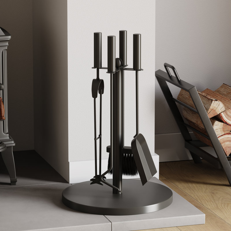 Vida Warwick Iron Fireplace Tool Set