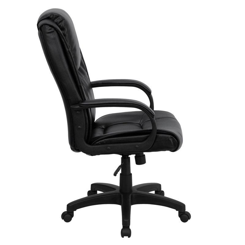 Black LeatherSoft High Back Ergonomic Executive Swivel Chair