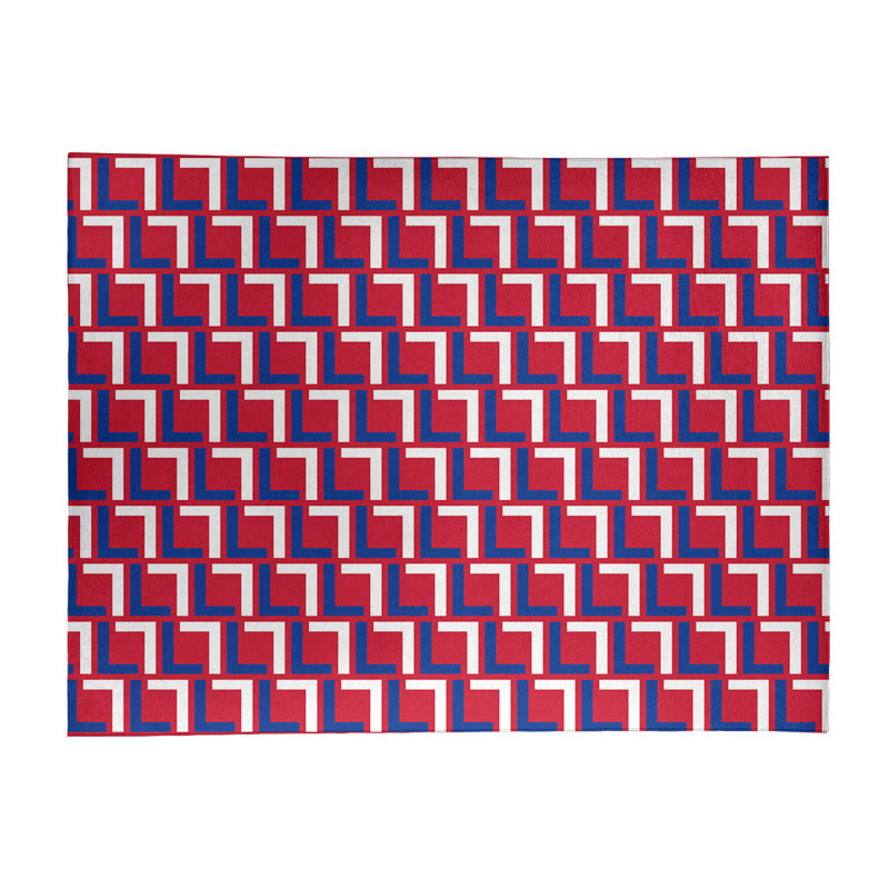 Geometric Indoor Rug, Rectangle 8' x 10'