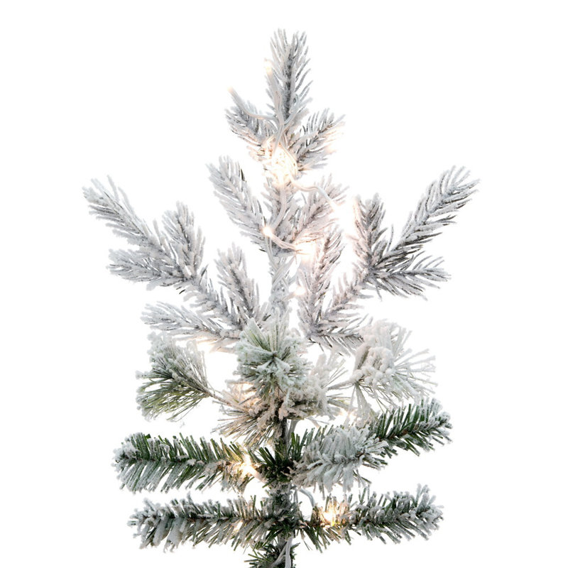 7.5' H Lighted Artificial Pine Christmas Tree