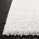 Tapis blanc à poils longs Jiang