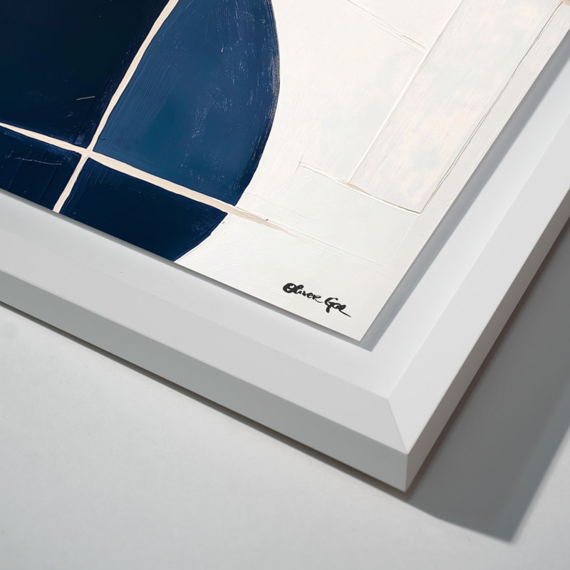 Sunset Serenity I Shadowbox Abstract Print by Oliver Gal, Black Frame, 10 x 15, 25.5"H x 17.5"W, White Frame