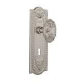 Meadows Plate with Decorative Keyhole and Victorian Door Knob