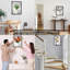 Vase mural 3D en bois