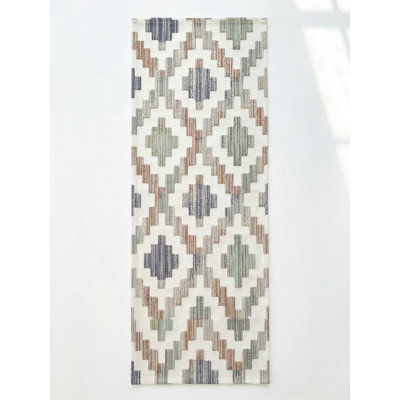 Rainbow Terra Diamond Indoor Outdoor Table Runner 14x72