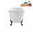 57.5'' x 29.5'' Soaking Acrylic Bathtub-83636141-83636131