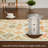 Boho Floral Checkerboard Area Rug - Washable Non-Slip Faux Wool Carpet - Ideal for Bedroom Living Room Kitchen Office Entryway Bathroom-1482092464-1482092475