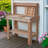 4 ft. W x 2 ft. D Cedar Potting Bench