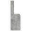  Desk With Shelf Concrete Grey 91 X 50 X 149 Cm Engineered Wood