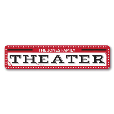 Theater Aluminum Sign