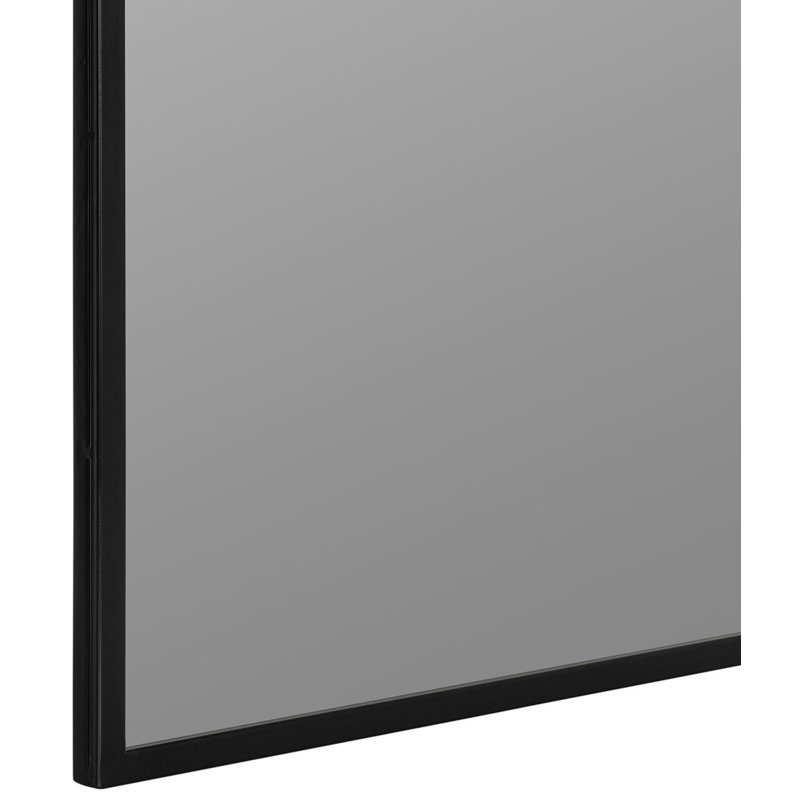 Simone Arch Metal Mirror, Black