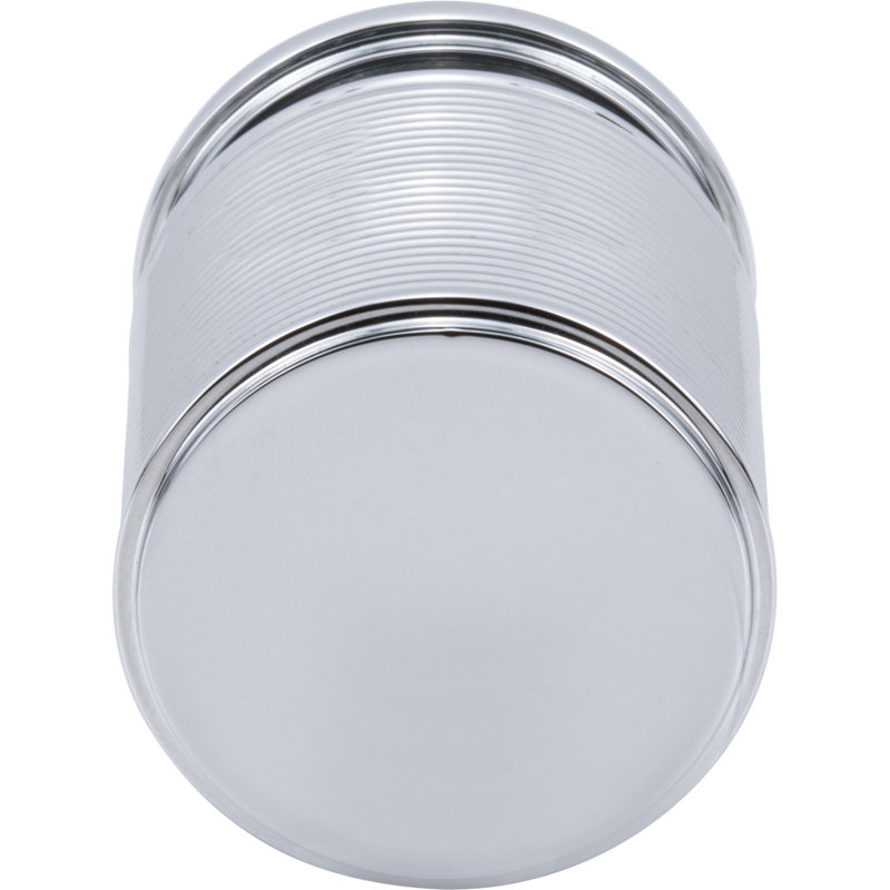Vibe 1" Diameter Cylindrical Knob, Polished Chrome