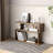 Geometric Design 36" S-Shaped Nightstand With Versatile Storage