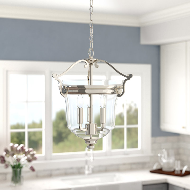 Audrey's Point 3 - Light Dimmable Lantern Geometric Chandelier