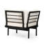 Ensemble de canapé modulaire d'extérieur 5 pièces avec coussins Theo, structure en bois d'acacia crème Theo