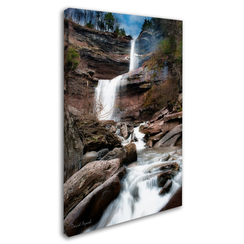 « katerskill automne », reproduction de photo sur toile tendue, H 19 po x l 12 po x P 2 po