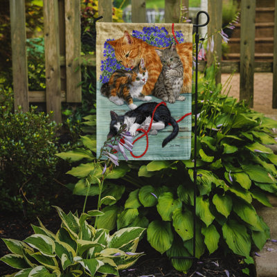 Double Sided 15'' H x 11'' W Polyester Animal Garden Flag