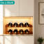 Wine Bottle Rack Brown