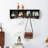 Manufactured Wood Wall Organizer with Key Hooks-60033375