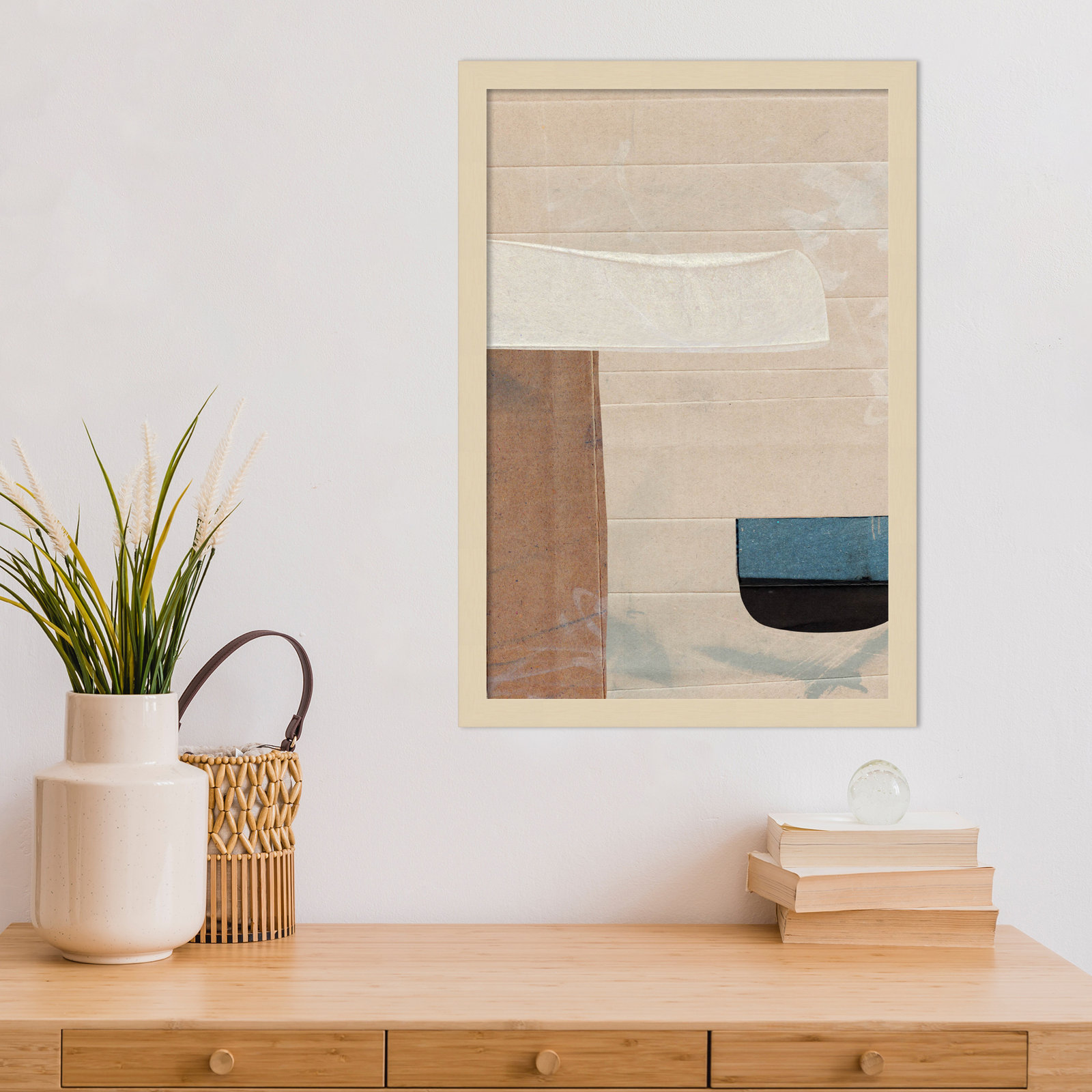 Cleve "Sauna Serenity" Print by Dan Hobday, Brown, 21" H x 15" W