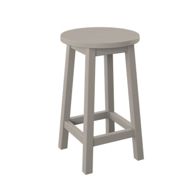  Tabouret de bar rond à hauteur de comptoir sable